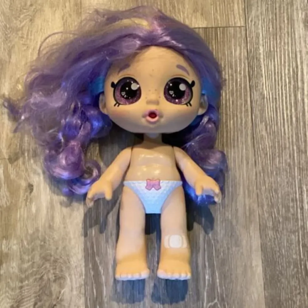 Kindi Kids Shiver ‘n’ Shake Rainbow Kate get well Doll purple hairDOLL ONLY WORK